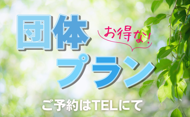 団体予約おすすめプラン
